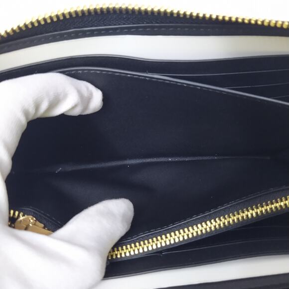 Coach Signature Brown Leather Zip Around Credit Card Long Wallet - NWT $298 - Picture 14 of 16